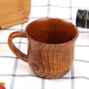 Mug en bois fait main, tasse à café ou à thé en bois naturel, écologique, logo personnalisé, petit mug à bière, fournisseur en gros - Product Image 3