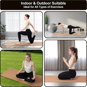 Tapete de Yoga Antideslizante de PVC y Goma de 5mm a 8mm, Tapete de Gimnasio de Goma PU de Alta Calidad, Suave y Adhesivo, Ecológico - Product Image 4