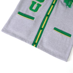 เสื้อคาร์ดิแกน NSU Chenille Letters แบบ unisex คอวี แขนยาว ผ้าฟลีซ สไตล์ลำลอง มีกระเป๋าและกระดุม เหมาะสำหรับมหาวิทยาลัย - Product Image 4