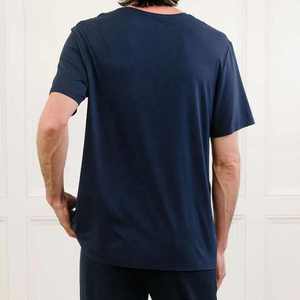 Camisetas Formales de Algodón para Hombre, Cuello Redondo, Manga Corta, Ecológicas, Anti-Pilling, Logotipo Personalizado, Impresión Serigráfica, Corte Holgado - Product Image 5