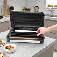 Machine de scellage automatique en plastique portable pour le stockage des aliments domestique Mini scellant électrique automatique sous vide pour aliments