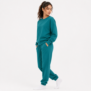 Sudadera para mujer, mezcla de algodón premium, tela cálida y cómoda, estilo relajado, manga larga, tacto suave, ropa perfecta para el día a día. - Product Image 2