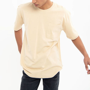 Camiseta Personalizada con Hombros Caídos, Camiseta Oversize de Algodón, Fabricante y Proveedor de Ropa al por Mayor con Etiqueta Privada OEM ODM - Product Image 5