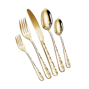 Ensemble de couverts en acier inoxydable pour restaurants, fourchettes, couteaux, cuillères, ensemble de couverts de qualité supérieure, design élégant, durable, vente en gros - Product Image 1