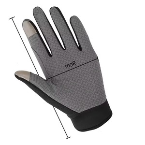 Custom Cycling Gloves Breathable Anti-Slip Waterproof Touchscreen Full <b>Finger</b> MTB Road <b>Bike</b> Racing Gel Padding - Product Image 4
