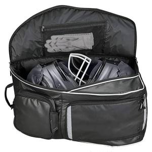 Sac à dos de football professionnel noir personnalisé, multifonctionnel, léger, imperméable, durable, en polyester, pour joueur d'extérieur - Product Image 4