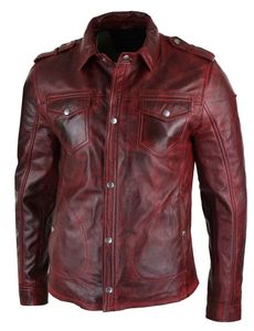 Blouson moto homme personnalisé en cuir d'agneau véritable, à capuche, fermeture éclair verticale, coupe ajustée, manches classiques, couleur unie sur le devant - Product Image 1