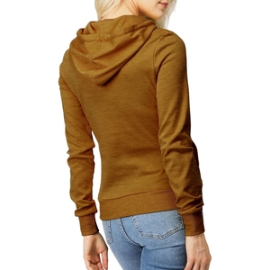 Nouveau style de vêtements de sport personnalisés pour femmes : Sweats à capuche entièrement zippés, pulls à col polaire, hauts courts à manches longues avec passe-pouce - Product Image 4