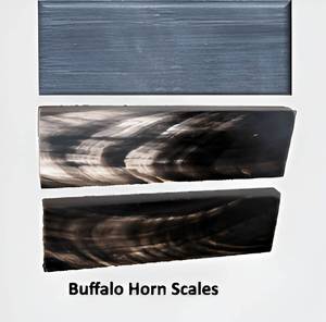 Placa de Cuerno de Búfalo Natural con Acabado Liso, Material de Cuerno para Empuñaduras de Cuchillos, Tallado y Fabricación de Mangos - Product Image 2