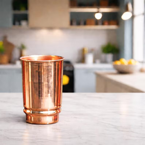 Verre de taille personnalisée en cuivre pur, fabriqué à la main, écologique, design le plus récent - Product Image 4
