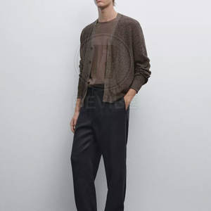 Cárdigan de Algodón 100% con Logotipo Frontal, Ligero, a la Moda, para Invierno, Gran Venta - Product Image 3