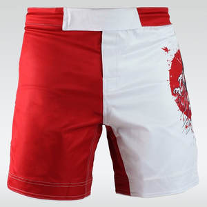 Customized OEM Service Breathable Micro Stretch Martial Arts Grappling BJJ MMA Fight <b>Shorts</b> for <b>Men</b> Women Children - Product Image 3