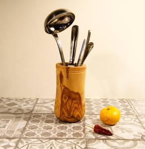 Eco-Friendly Wooden Desk Pen <b>Holder</b> with Modern Design - Product Image 2