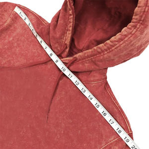 TRENDION APPARELS Sweat à capuche vintage délavé en coton molletonné premium 380g, écologique, avec logo personnalisé, unisexe, streetwear, pull-over - Product Image 3