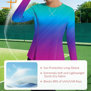 Camiseta Deportiva Profesional para Mujer con Protección Solar UPF 50, Manga Larga, para Deportes Acuáticos y Running - Product Image 4