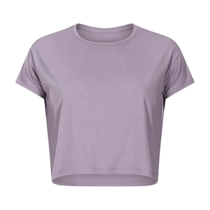 Wholesale High Quality Most Popular Design Summer Women's T-Shirt Customized Organic Cotton Breathable Short Sleeve <b>crop</b> <b>top</b> - Product Image 5