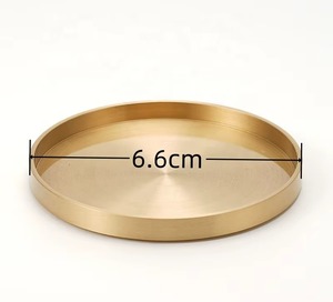 Posavasos de Metal con Diseño Elegante, Alfombrillas para Tazas de Té, Precio al por Mayor, Artesanía, Artículos de Mesa, Vajilla - Product Image 5