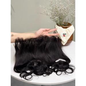 ผมเวียดนามแท้แบบ HD Undetectable 13x4 Frontal  แบบตรงธรรมชาติ สีดำ  ขายส่ง - Product Image 4