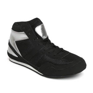 Chaussures de boxe respirantes et légères à lacets en daim et maille de haute qualité 2026 pour l'entraînement sportif et la lutte, avec logo personnalisé - Product Image 3