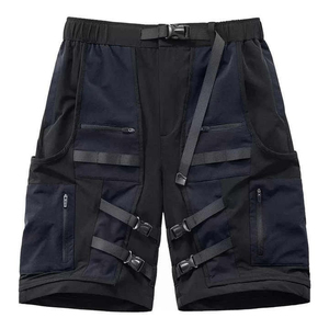 New Arrivals Multi Functional Pockets Men <b>Working</b> <b>Black</b> Shorts Water Proof ANSI Class 3 Quick Dry Breathable High Quality - Product Image 2
