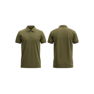 Camiseta Polo para Hombre, Directo de Fábrica, Sólida, Mezcla de Algodón y Poliéster Premium, Manga Corta, Casual, de Moda, para Golf, para Marca Privada - Product Image 1