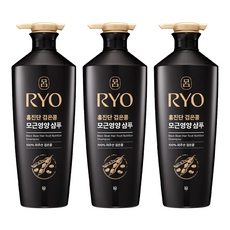 Discount Ryeo Hongjindan 3-Pack <b>Hair</b> Nourishing <b>Shampoo</b> 820ml Liquid <b>Black</b> Bean Root and White Floral Scent - Product Image 1