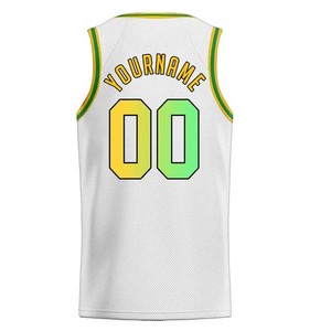 Maillots de basket-ball personnalisés pour hommes à faible MOQ, dernier design, 100 % polyester, vêtements de sport, impression de logo personnalisée - Product Image 5