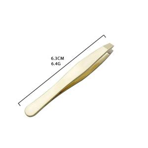 Pince à épiler professionnelle pour extensions de cils, antistatique, en acier inoxydable, applicateur de cils - Product Image 3