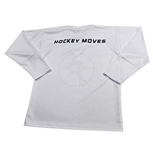 เสื้อฮอกกี้น้ำแข็งโพลีเอสเตอร์คุณภาพสูง ปี 2026 สวมใส่สบาย ระบายอากาศได้ดี ลายเสือดาว แห้งเร็ว บริการ OEM มีจำหน่าย น้ำหนัก 260 กรัม - Product Image 2