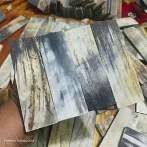 Escamas de Cuerno Blanco Sudafricanas, Material Natural Ecológico Estilo Animal para Mangos de Cuchillos a Precio Competitivo - Product Image 4