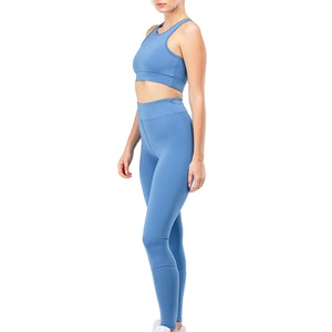 Vente en gros Ensemble de leggings et de hauts personnalisés pour femmes Gym & Yoga Activewear Workout 2 Piece Set Women 2026 HI - Product Image 2