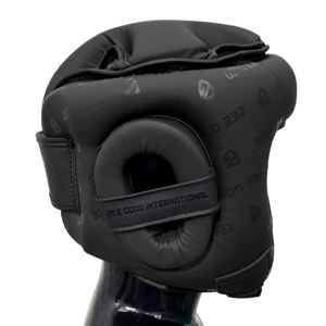 Protège-tête de boxe intégral en cuir, portable, respirant, réglable, personnalisable pour l'entraînement MMA, vente en gros 2026 - Product Image 3