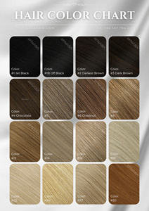 ผมต่อทำจากผมมนุษย์ผมต่อแนวสีน้ำตาลเข้ม - Product Image 6