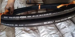 Manguera Hidráulica Industrial de Alta Presión, Manguera de Goma Flexible y Duradera para Obras de Construcción, Transferencia de Fluidos de Uso Pesado - Product Image 2