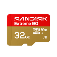 Tarjeta microSDHC SanDisk Extreme GO de 32 GB V30 A1 para cámara
