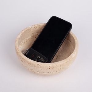 ชามผลไม้เรซิ่นหินอ่อนทำมือสุดหรูสำหรับตกแต่งบ้านสไตล์โมเดิร์น - Product Image 4