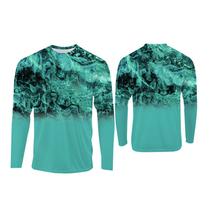 เสื้อตกปลาแบบมีฮู้ด UPF 50 แห้งเร็ว น้ำหนักเบา ระบายอากาศได้ดี สำหรับทุกเพศทุกวัย พร้อมโลโก้ด้านหน้า ผลิตโดยโรงงาน OEM ขายดีประจำปี 2026 เหมาะสำหรับกิจกรรมกลางแจ้ง - Product Image 5