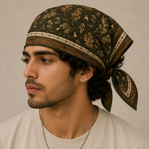 Bandana en coton personnalisé, léger et tendance, foulard pour la tête, fabricant OEM ODM - Product Image 3