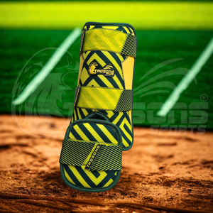 Trqsons personnalisent la protection de cheville double Banana Green Edition avec coussinet de pied pour le baseball, les sports de plein air, toutes saisons - Product Image 5