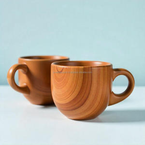 Taza de Madera Artesanal, Estilo Clásico Sólido, Ecológica, Natural, Sostenible, Diseño Elegante y Duradero para Té, Café y Bebidas - Product Image 3