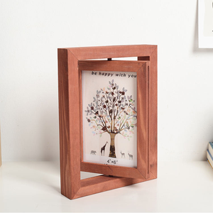 High Quality Handmade Eco-Friendly Wooden Photo <b>Frame</b> with Stand Lightweight & Waterproof Tabletop/<b>Wall</b> Mountable - Product Image 1