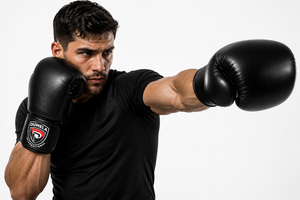 Guantes de Boxeo Profesionales Verticales Portátiles de Cuero Genuino Personalizables de Alta Calidad para Entrenamiento de Boxeo - Product Image 2