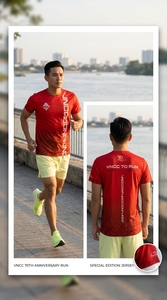 Fabricant de T-shirts de Course Personnalisés, T-shirts de Sport Unisexe à Manches Courtes en Polyester Anti-Transpiration - Product Image 3