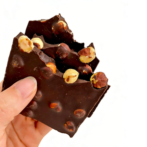 Barre <span class=keywords><strong>de</strong></span> chocolat <span class=keywords><strong>au</strong></span> lait et aux <span class=keywords><strong>noix</strong></span> OEM avec <span class=keywords><strong>noix</strong></span> <span class=keywords><strong>de</strong></span> <span class=keywords><strong>cajou</strong></span> entières et maïs lyophilisé 65g – Snack énergétique sain en gros – Chocolat composé en vrac - Product Image 5