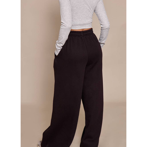 Pantalon de jogging surdimensionné personnalisé pour femme, style streetwear, coupe large, en coton épais, infroissable, décontracté - Product Image 6