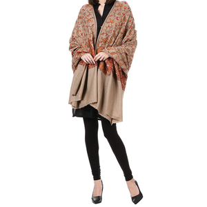 Chal de Invierno para Mujer, Grueso y Cálido, Estilo Dobby, con Borlas, Diseño Estampado, Logotipo y Talla Personalizables, Venta al Por Mayor, Alta Calidad - Product Image 2
