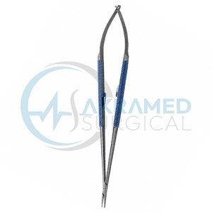 Porte-aiguilles microscopiques en titane Jacobson 21 cm, instrument de microchirurgie cardiovasculaire, outil chirurgical manuel Akramed - Product Image 1