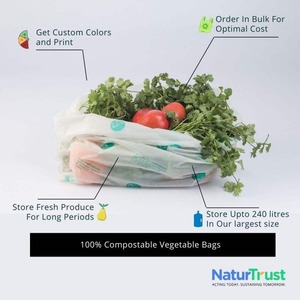 Bolsas de Verduras Biodegradables de Almidón de Maíz PBAT PLA de Alta Calidad, Bolsas de Supermercado Ecológicas para Exportación a Precios Competitivos - Product Image 6