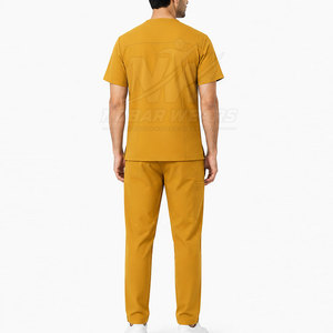 Conjunto de Uniforme Médico para Hombre, con Tela de Calidad, Cuello en V, Control de Humedad y Confección Profesional - Product Image 5
