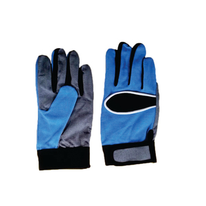 Gants de sécurité en spandex bleu, bouts des doigts lisses, antidérapants, poignet renforcé, durables, antistatiques, anti-chimiques, sans latex - Product Image 6